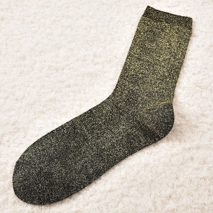 My Socks Dorée / 35-40 Chaussettes Paillettes Dorées
