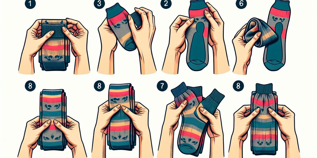 folding socks tutorial