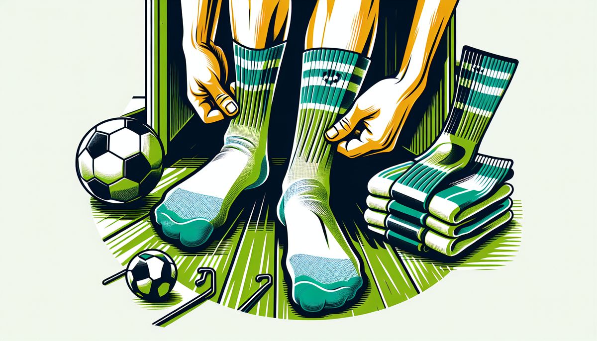 Comment mettre des chaussettes de foot ?