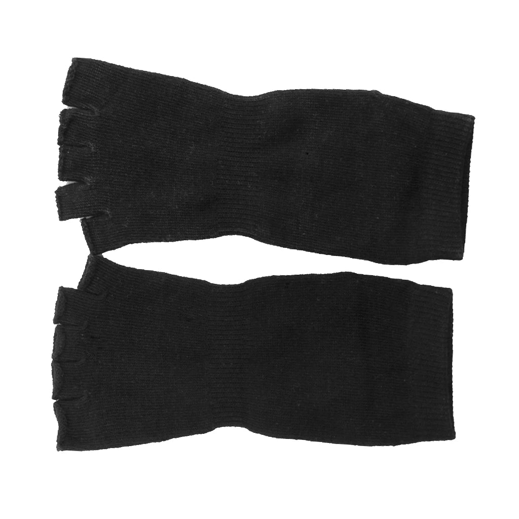 Chaussettes Noires Unisexes à Cinq Doigts