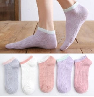 My Socks 1 / 5 Paires / 37-39 Lot Chaussettes Basses Simples
