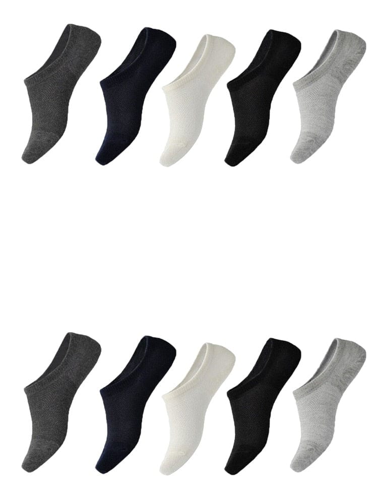 My Socks 10 Paires - Mélange / 41-47 Chaussettes Basses Homme Grande Taille