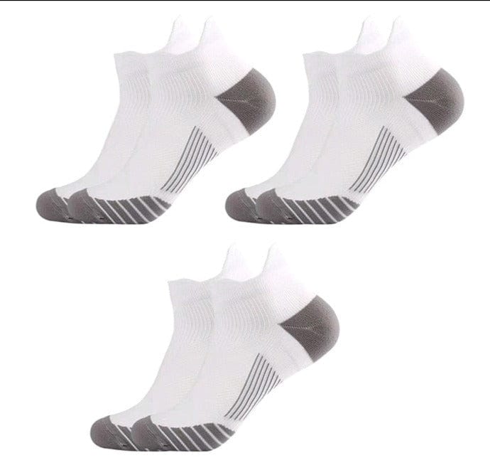 My Socks 3 Paires - Blanc / 34-39 Chaussettes Basse De Contention