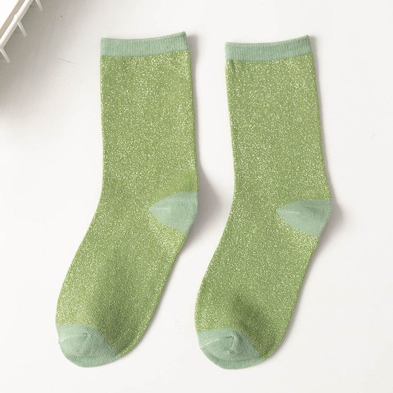 My Socks 35-42 / Kaki Chaussette Paillette Kaki