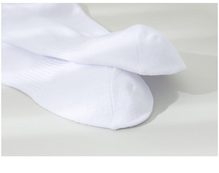 My Socks 40-45 / 5 Paires Blanches Chaussettes Basses Homme Blanche