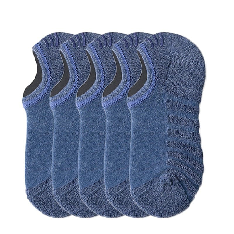My Socks 5 Paires Bleues / 39-44 Chaussettes Basses Homme