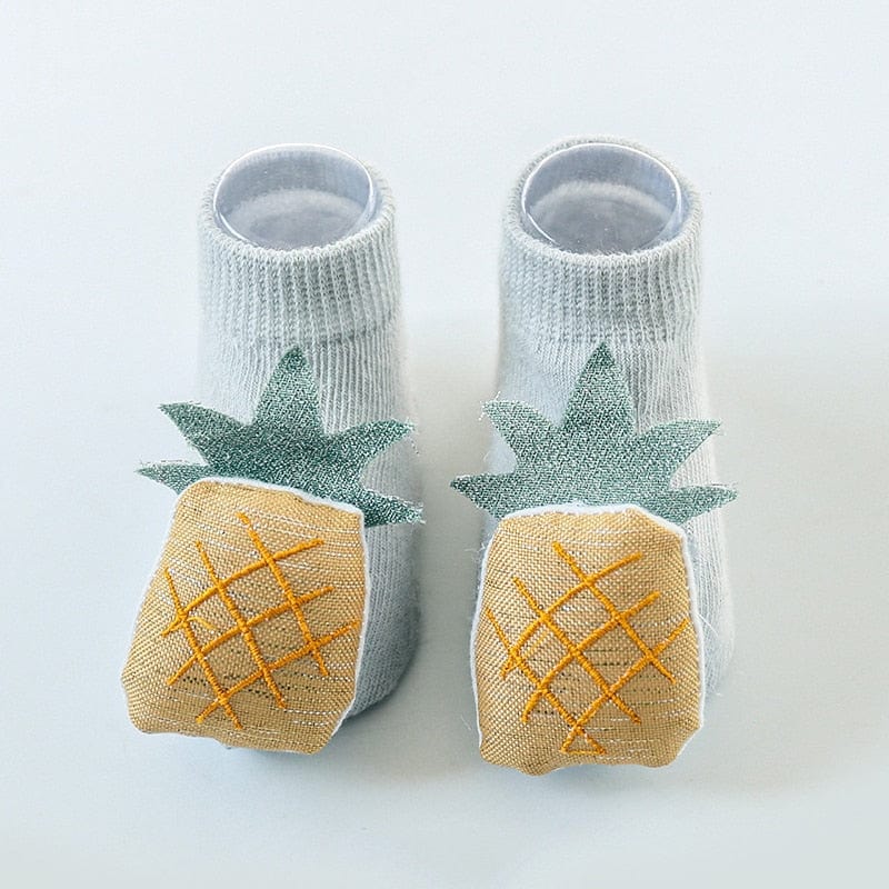 My Socks Ananas / 0-6 Mois Chaussettes Basses Bébé