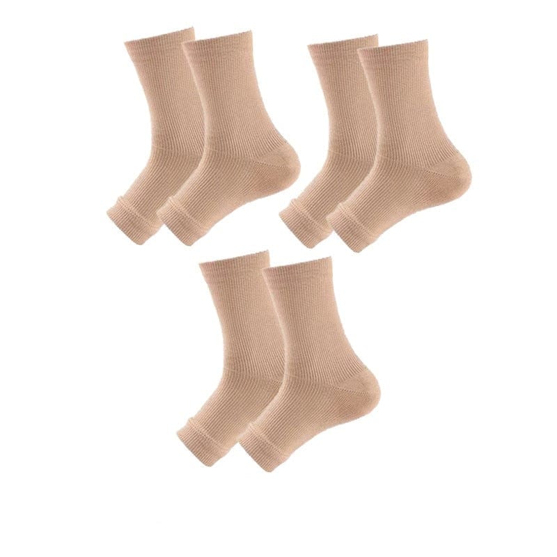 My Socks Beige / 3 Paires / 38-44 Chaussettes Sport Anti-Transpiration