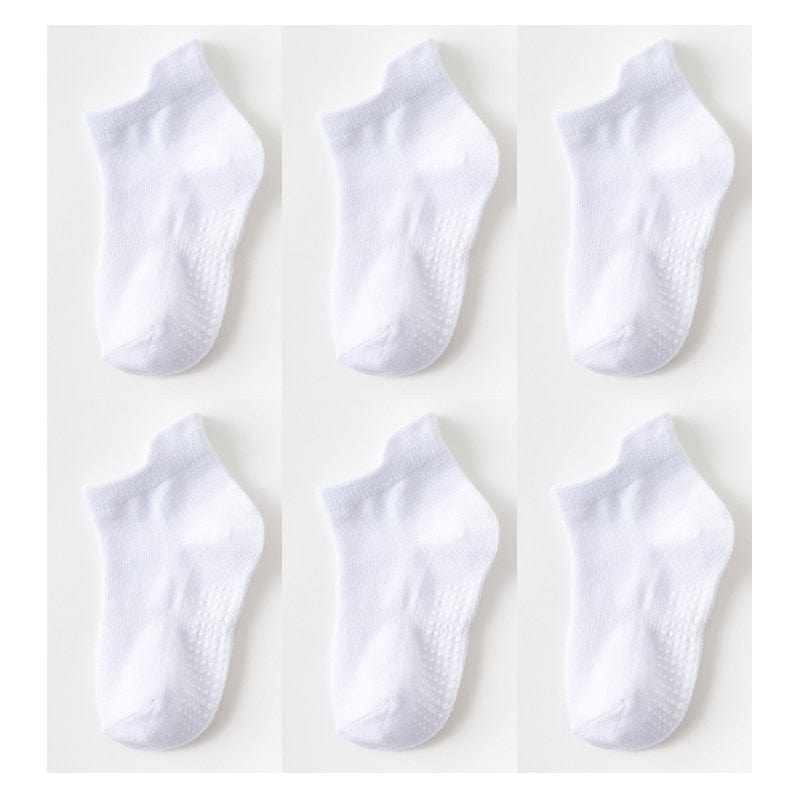 My Socks Blanc / 0 à 12 Mois Chaussette Anti-Glisse Bébé