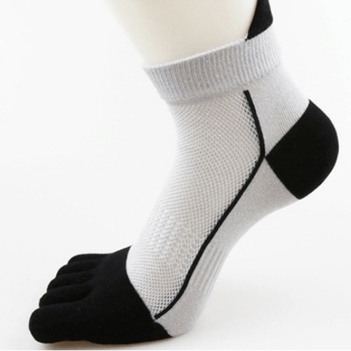 My Socks Blanc / 39-45 Chaussettes Sports Homme À Doigts De Pied