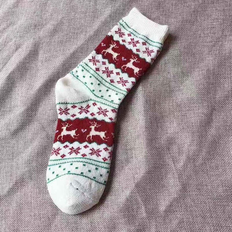 My Socks Blanc / Unique Chaussettes De Noël Adulte