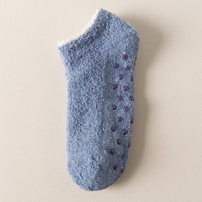 My Socks Bleu / 35-40 Chaussettes Basses Chaudes