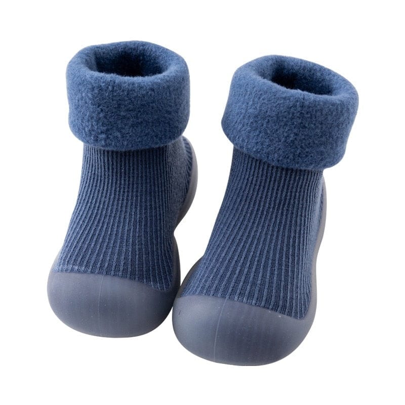 My Socks Bleu / 6-12 Mois Chaussettes Antidérapantes Bébé Premiers Pas