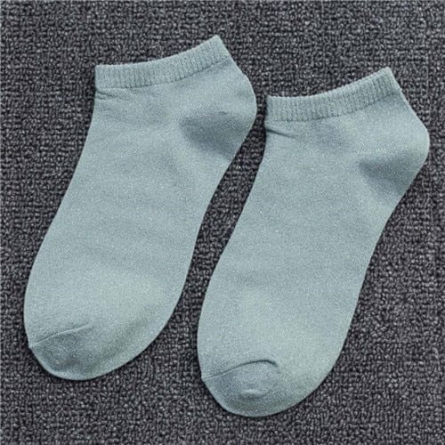 My Socks Bleu Ciel / 34-39 Chaussettes Basses Paillettes