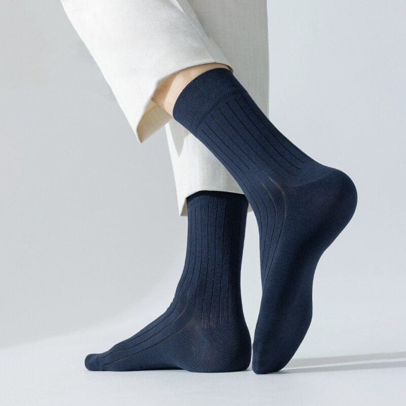 My Socks Bleu Foncé / 40-45 Chaussette Mi-Haute Homme