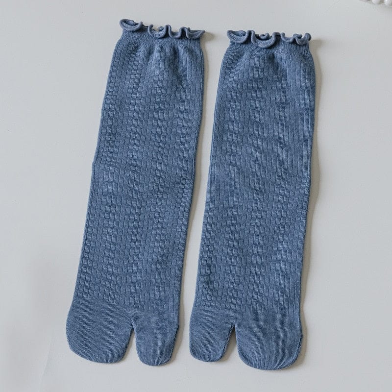My Socks Bleu / Unique Chaussettes Tabi Femme