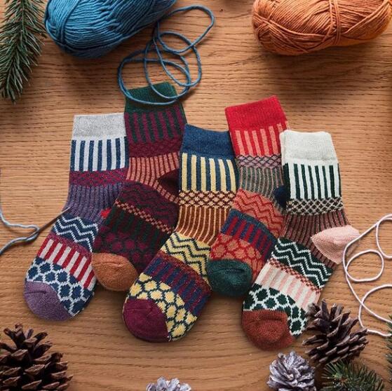 My Socks Chaussettes 10 pairs / 5 patterns Winter Socks Women Socks