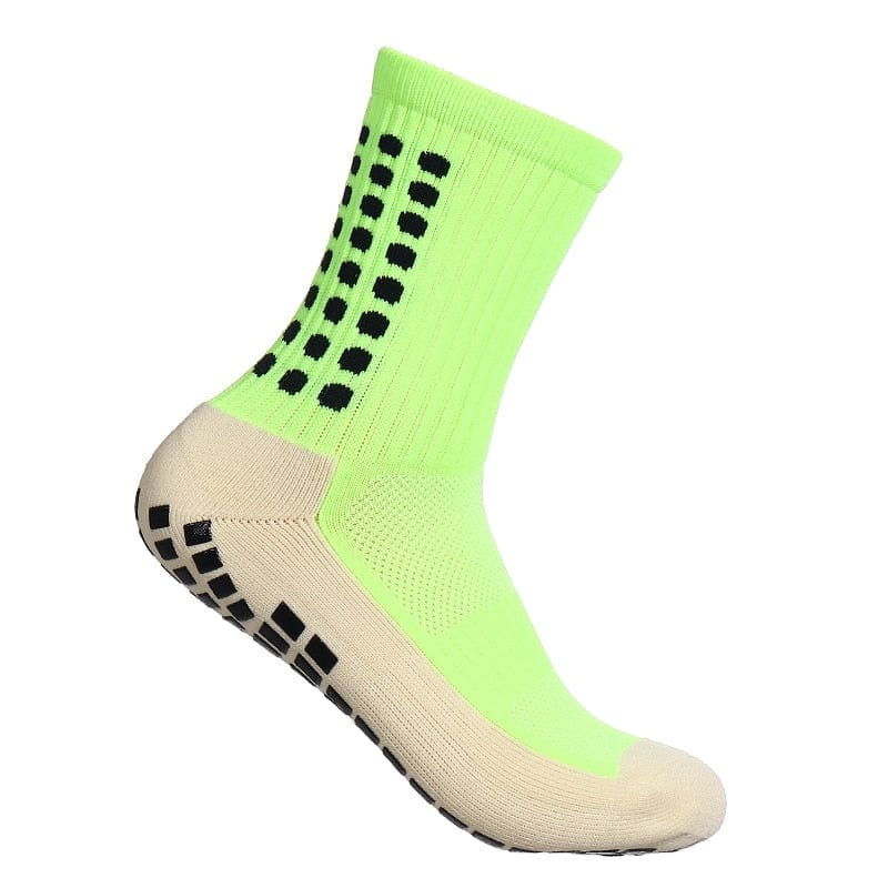 My Socks Chaussettes Vert Fluo / 39-45 Chaussette Antidérapante Foot