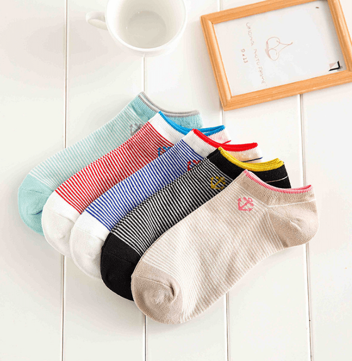 My Socks Chaussettes E / 5 pair 5 pair High Quality Cute Cat Striped Women Socks Creative Casual Cotton Funny Animal Socks for Woman