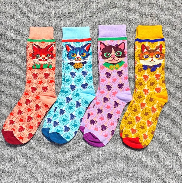 My Socks Chaussettes Fantaisie Chat