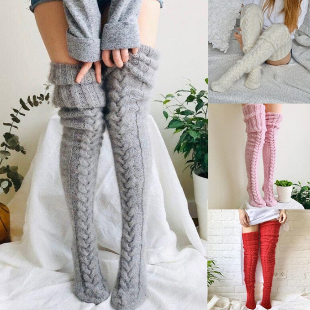 My Socks Chaussettes Hautes Laine Femme