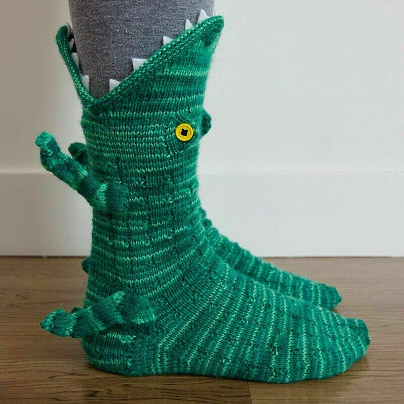 My Socks Crocodile Chaussons Chaussettes Rigolotes