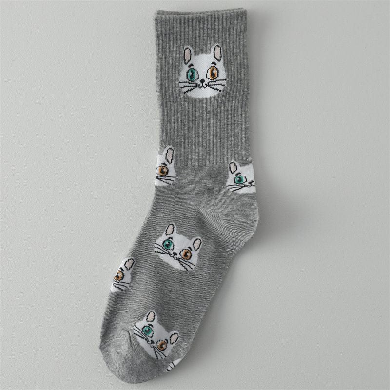 My Socks Gris / 35-40 Chaussettes Rigolotes Chats