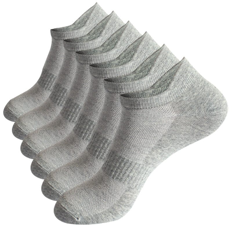 My Socks Gris / 6 Paires / 41-46 Chaussettes Sport Coton Homme