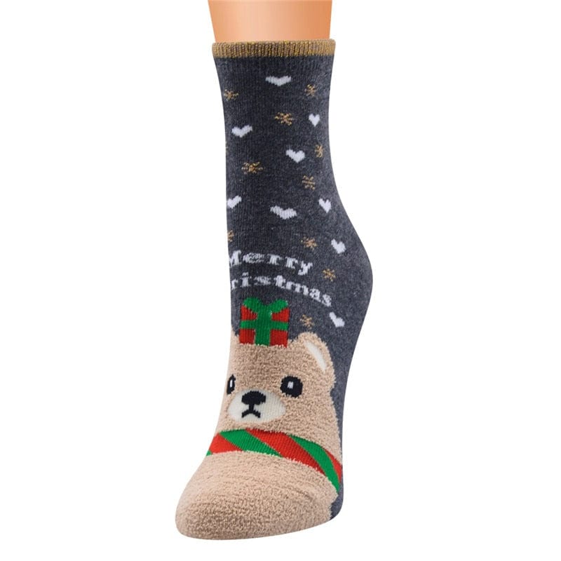 My Socks Gris Foncé / Unique Chaussettes Moches De Noël