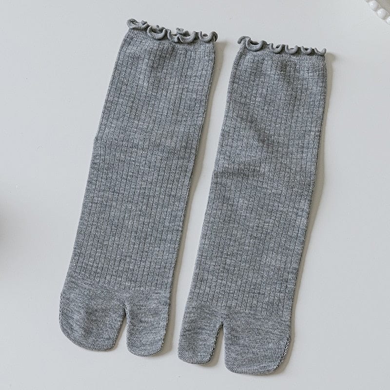 My Socks Gris / Unique Chaussettes Tabi Femme