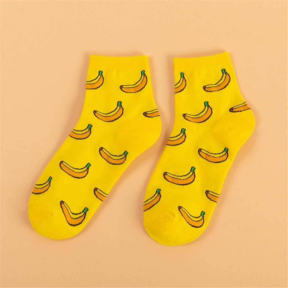 My Socks Jaune / 34-42 Chaussettes Motif Banane