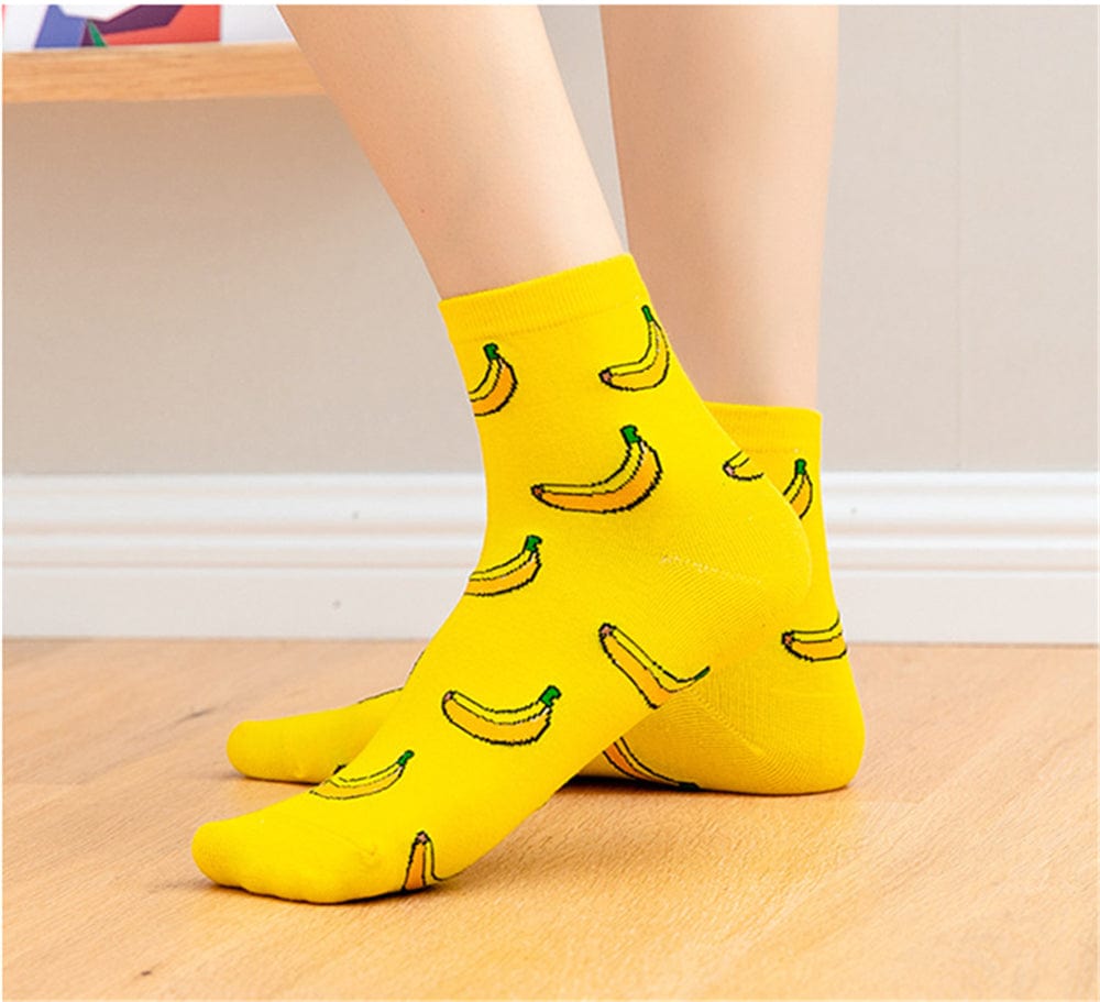 My Socks Jaune / 34-42 Chaussettes Motif Banane