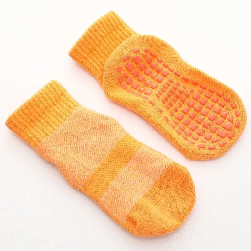 My Socks Jaune / Unique Chaussette Antidérapante Trampoline
