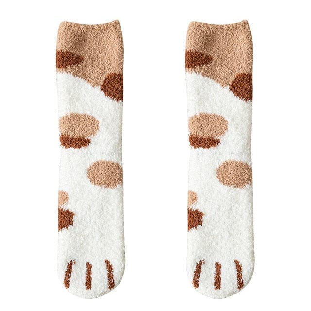My Socks Marron / 34-40 Chaussette Hiver Chat