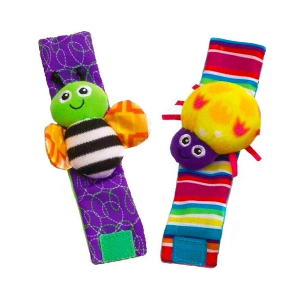 Chaussettes bébé colorées SOXO avec un hochet et une en ABS - 9,99 €