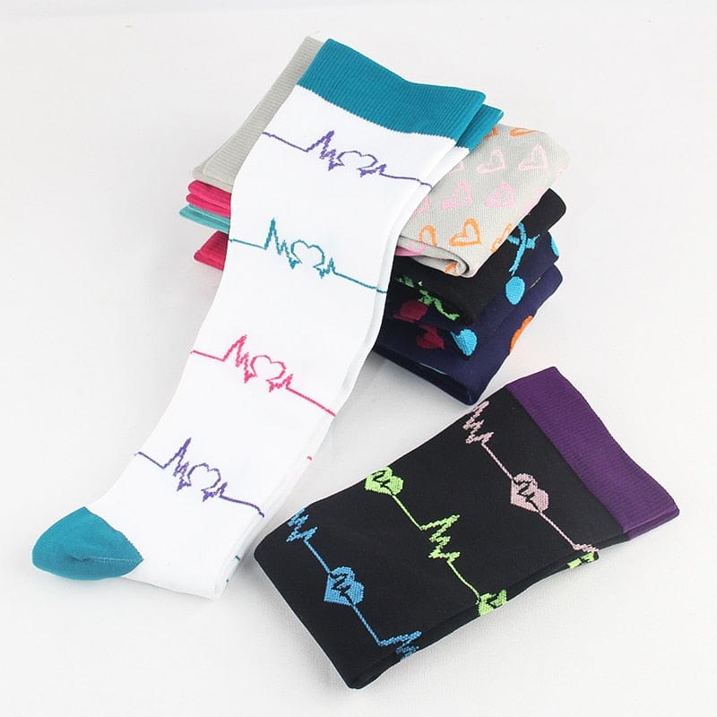 My Socks Multicolore / 6 Paires / 37-39 Chaussettes De Contention Femme Originales