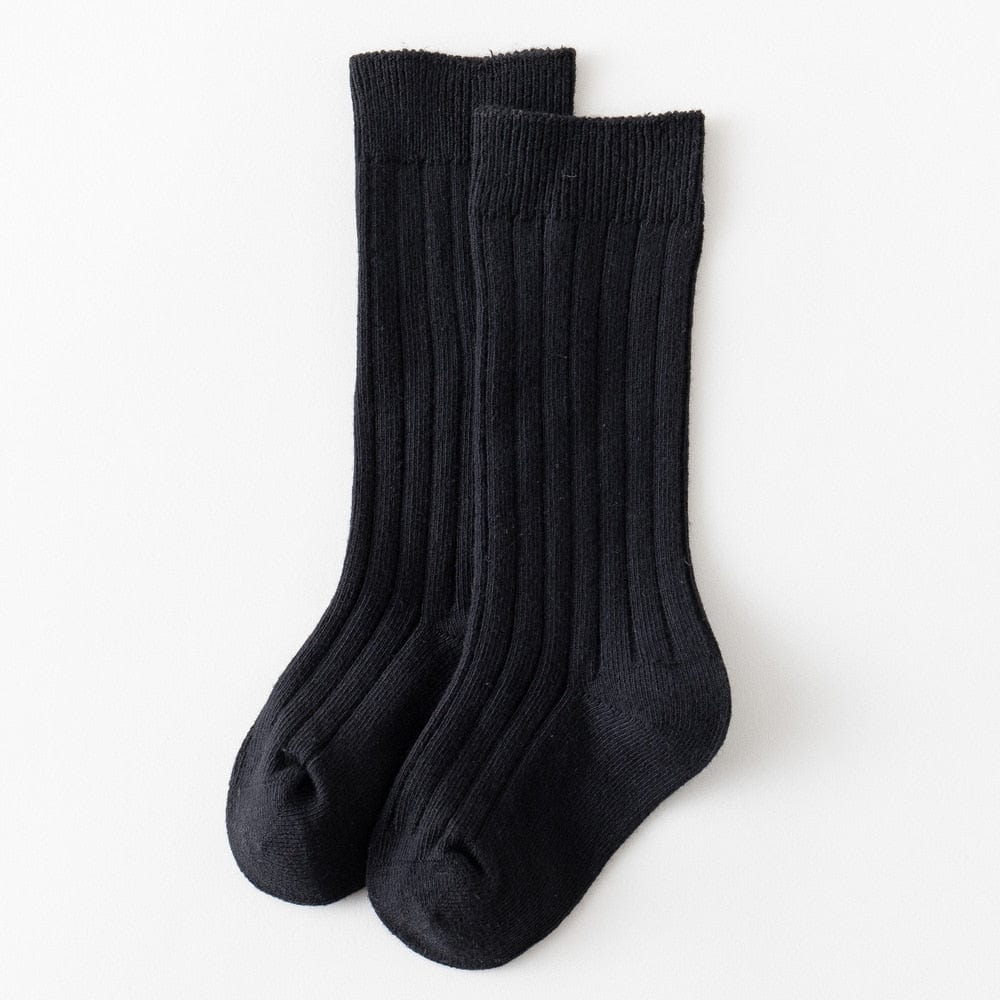 My Socks Noir / 0 à 1 an Chaussette Haute Bébé
