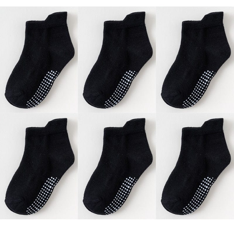 My Socks Noir / 0 à 12 Mois Chaussette Anti-Glisse Bébé