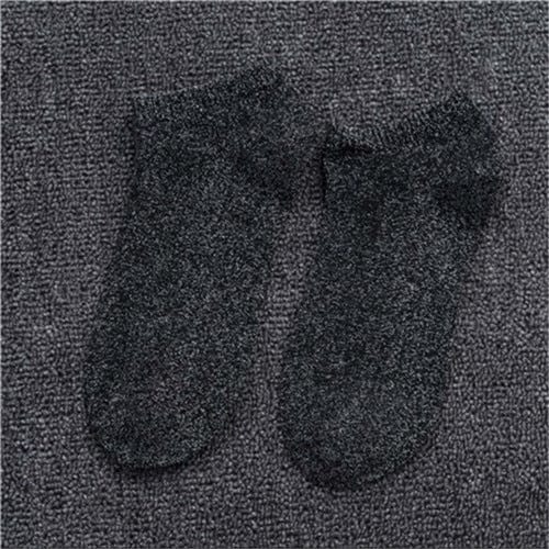 My Socks Noir / 34-39 Chaussettes Courtes Paillettes Femme