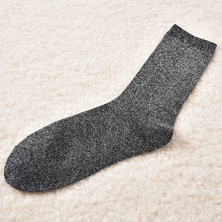 My Socks Noir / 35-39 Chaussettes Noires Paillettes