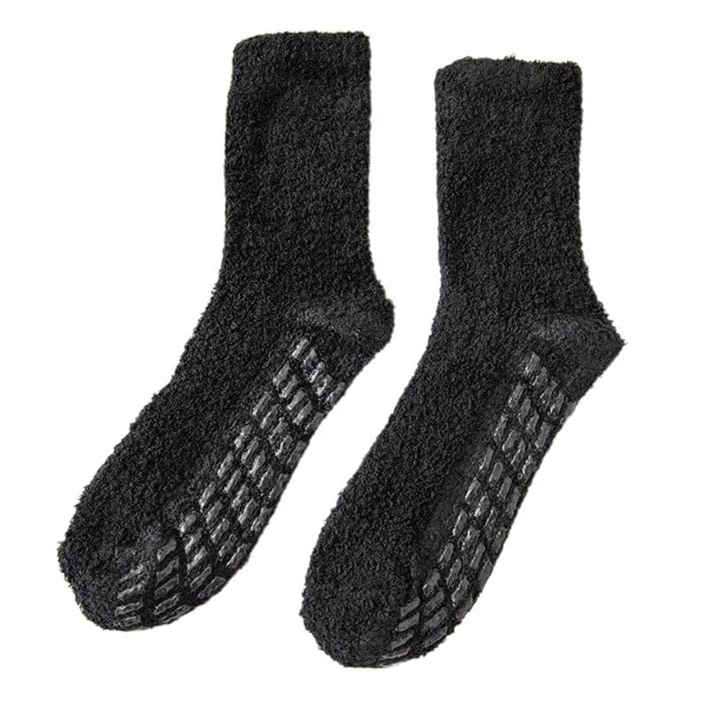 My Socks Noir / 39-45 Chaussettes Chaudes Antidérapantes Homme