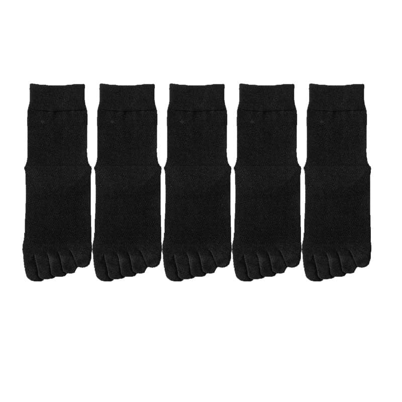 My Socks Noir / 5 Paires / 39-44 Chaussettes À Orteils