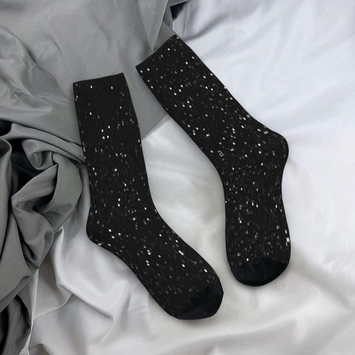 My Socks Noir / Unique Chaussettes Paillettes Homme