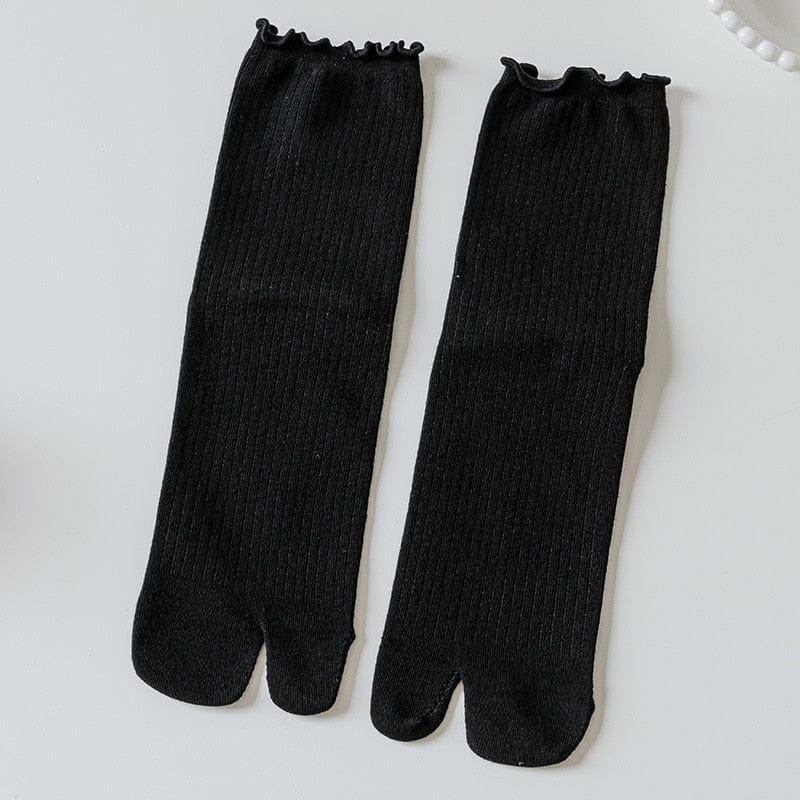 My Socks Noir / Unique Chaussettes Tabi Femme