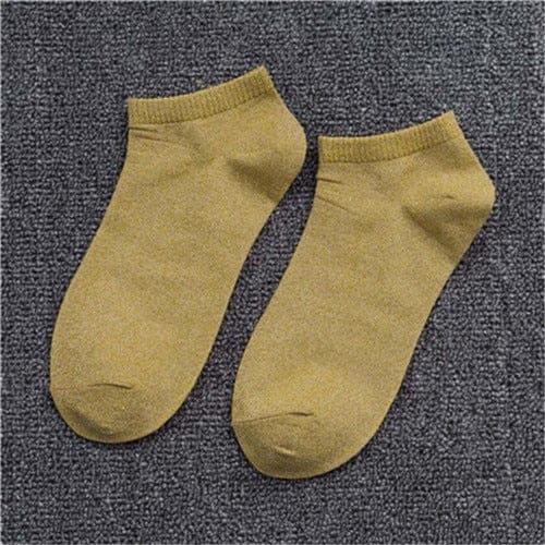 My Socks Or / 34-39 Chaussettes Courtes Paillettes Femme