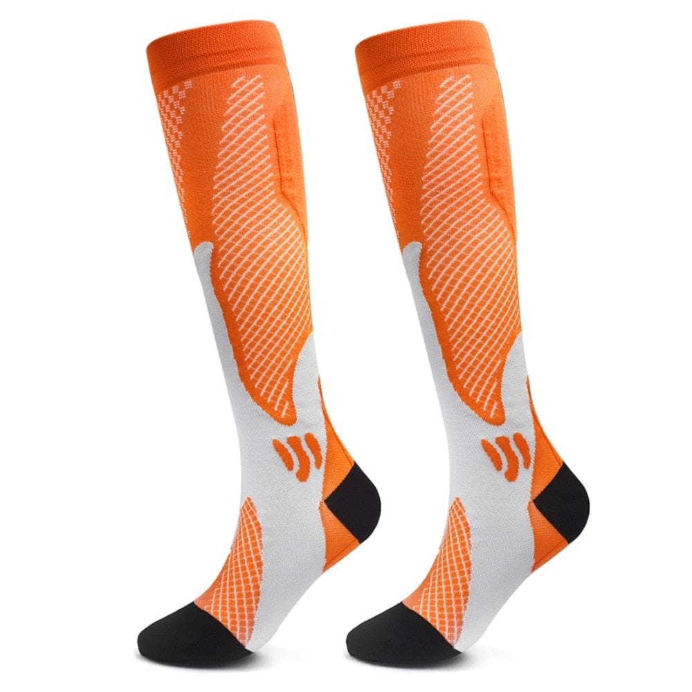 My Socks Orange / 41-46 Chaussettes De Contention Homme Sport