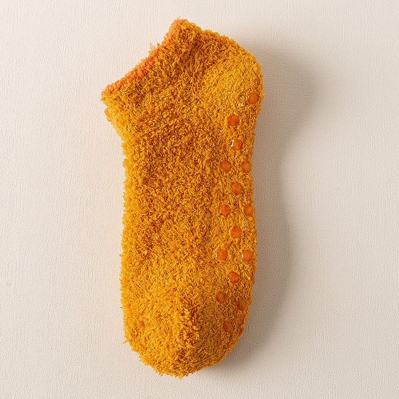 My Socks Orange Pâle / 35-40 Chaussettes Basses Chaudes