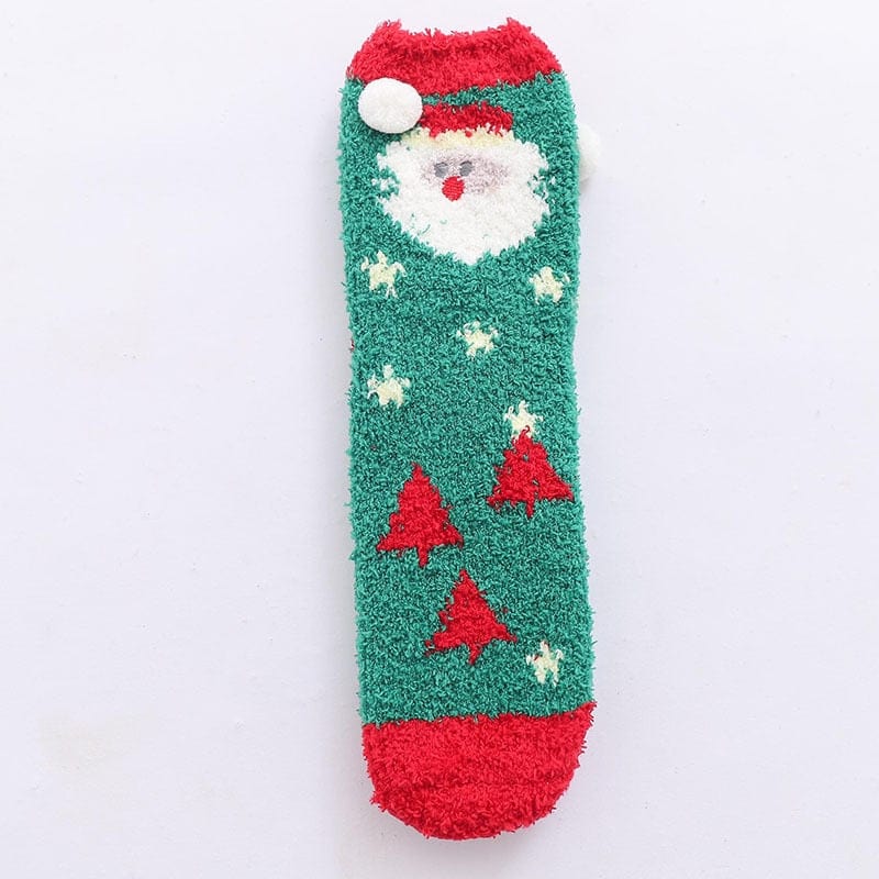 My Socks Père Noël / Unique / 3 Paires Chaussettes Chaudes Fantaisie Noël