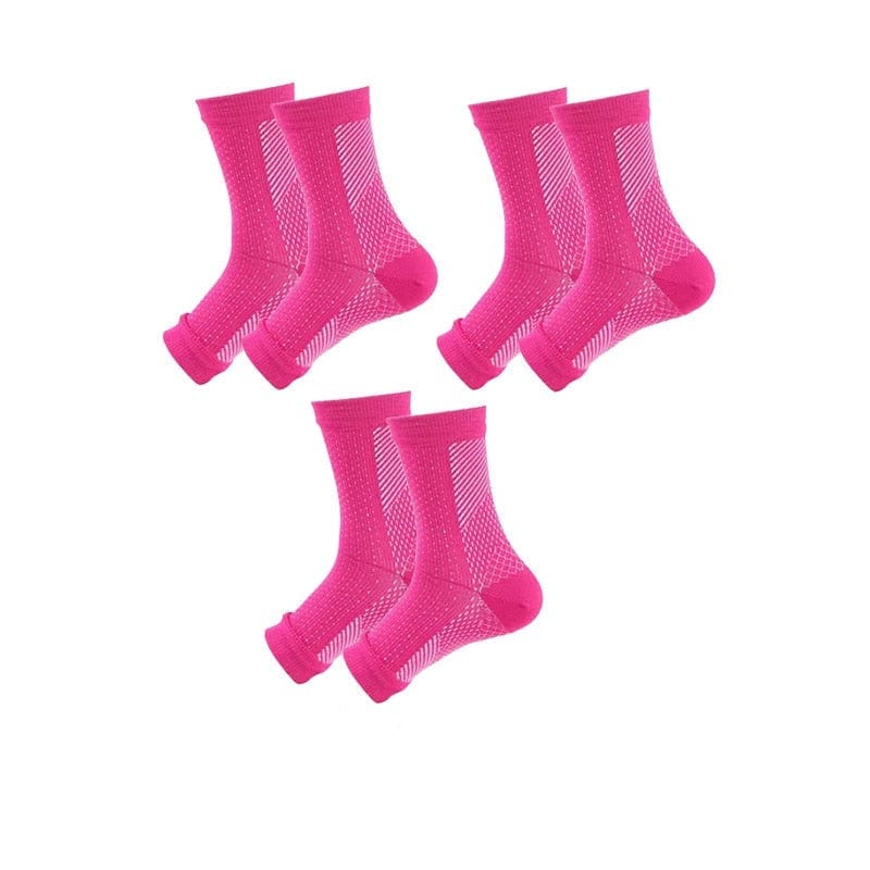 My Socks Rose / 3 Paires / 38-44 Chaussettes Sport Anti-Transpiration