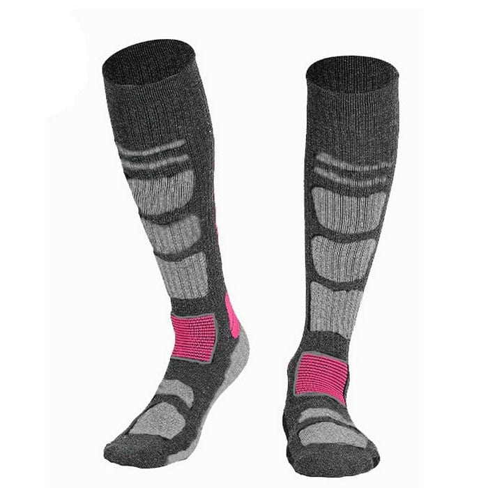 My Socks Rose / 35-39 Chaussettes Chauffantes Ski Femme